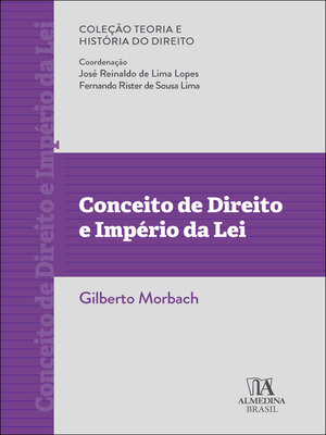 cover image of Conceito de direito e império da lei